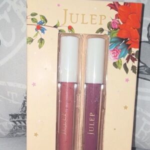 Julep Hydrating Lip Gloss Duo Muse & Flirt Non-Sticky Liquid 0.14 fl oz ~NIB~